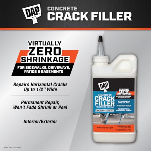 DAP Concrete Crack Filler, Gray, 1.62 lb (7079860500)