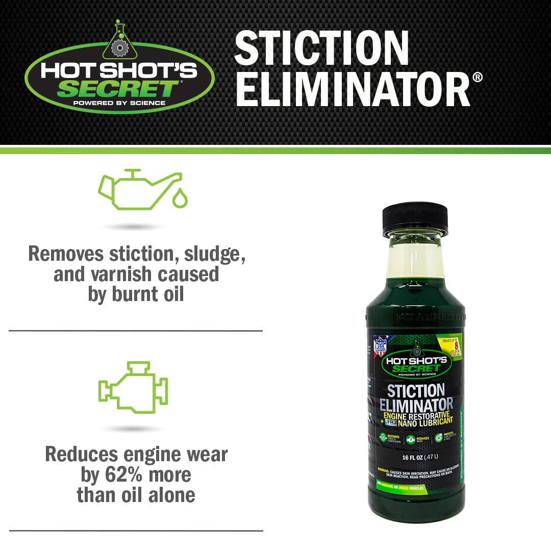 Hot Shot's Secret HSS16Z Stiction Eliminator, 16 fl. oz, Green