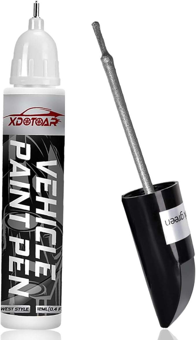 White Car Paint Touch Up Pen, Color Accurate Touch Up Paint for Cars, Professional Automotive Paint Scratch Repair, Lasting Auto Scratch Remover, Quick Drying, Easy to Use, Safe and Non-toxic