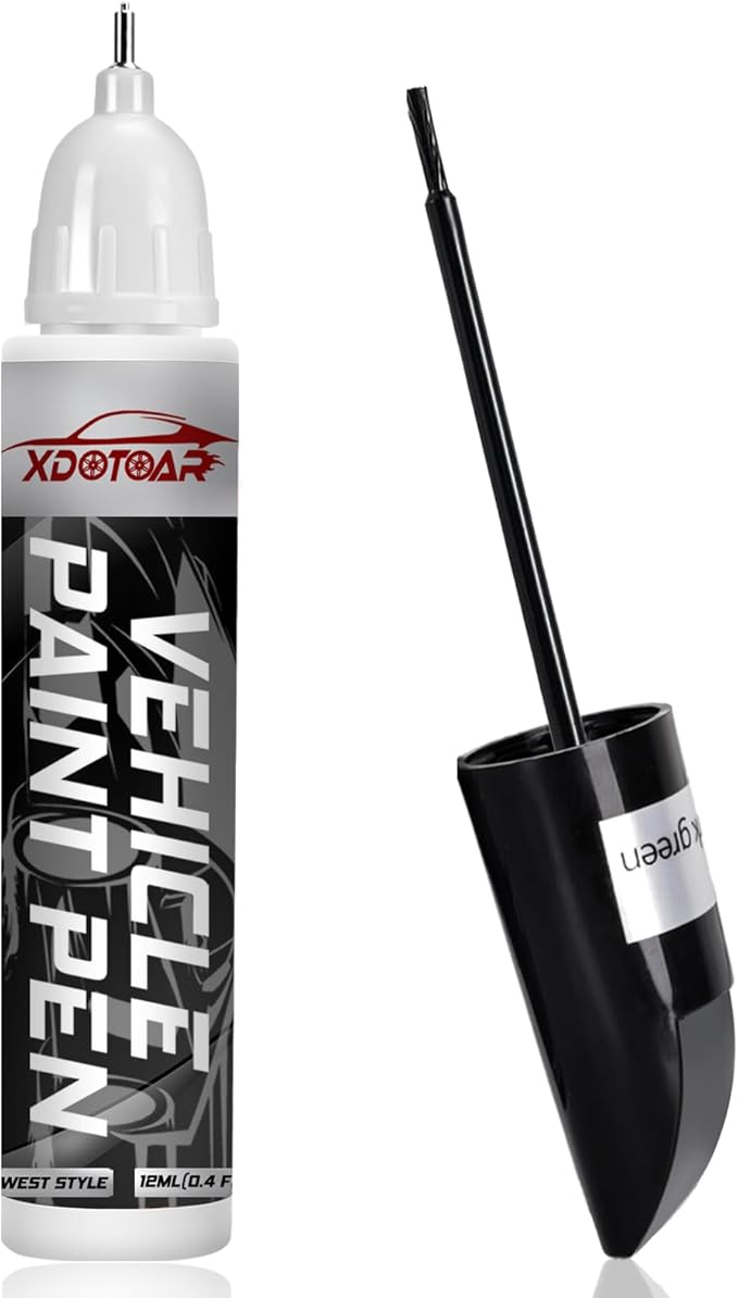 White Car Paint Touch Up Pen, Color Accurate Touch Up Paint for Cars, Professional Automotive Paint Scratch Repair, Lasting Auto Scratch Remover, Quick Drying, Easy to Use, Safe and Non-toxic