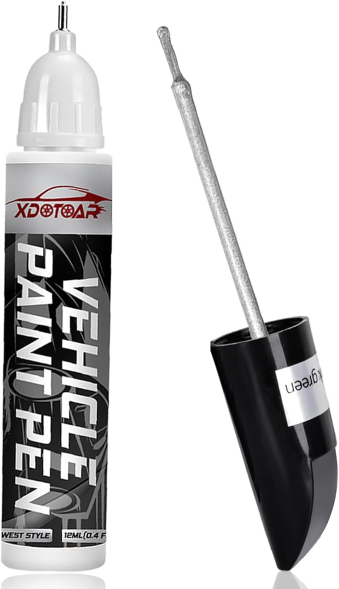 White Car Paint Touch Up Pen, Color Accurate Touch Up Paint for Cars, Professional Automotive Paint Scratch Repair, Lasting Auto Scratch Remover, Quick Drying, Easy to Use, Safe and Non-toxic