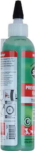 Slime 10003 Bike Tube Puncture Repair Sealant, Prevent and Repair, Suitable for All Bicycles, Non-Toxic, Eco-Friendly, 8oz Bottle