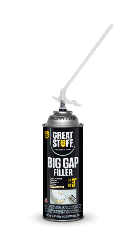 Great Stuff 157906 Insulating Foam Sealant, 12 oz, Cream