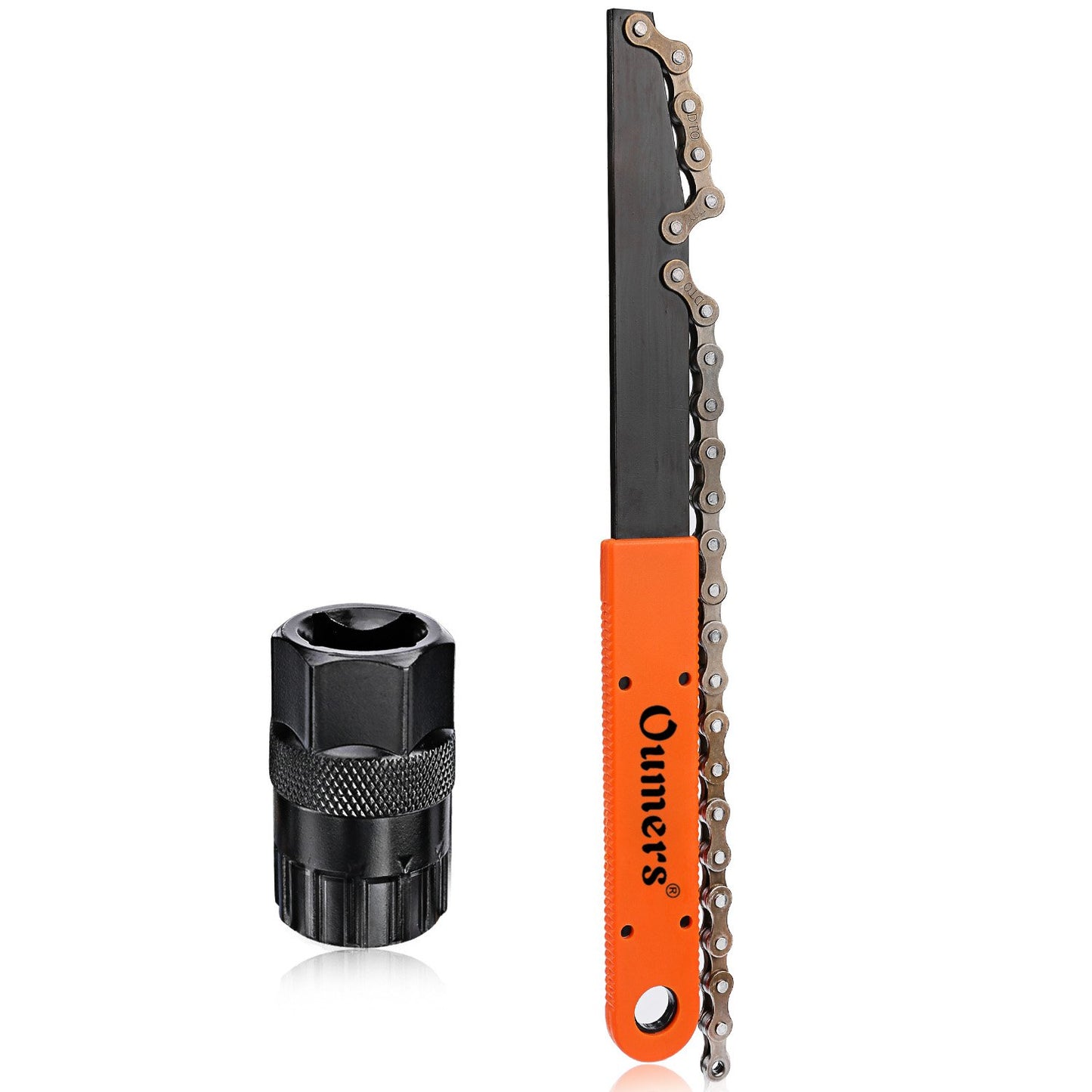 Bike Chain Tools Kit, Upgrade Rotor Lockring Removal Wrench & Chain Whip with Cassette/Bicycle Flywheel Remover Sprocket Remover Tool Pack