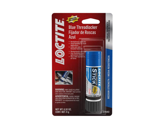 Loctite 37643 Blue Medium Strength Threadlocker Stick - 9 g