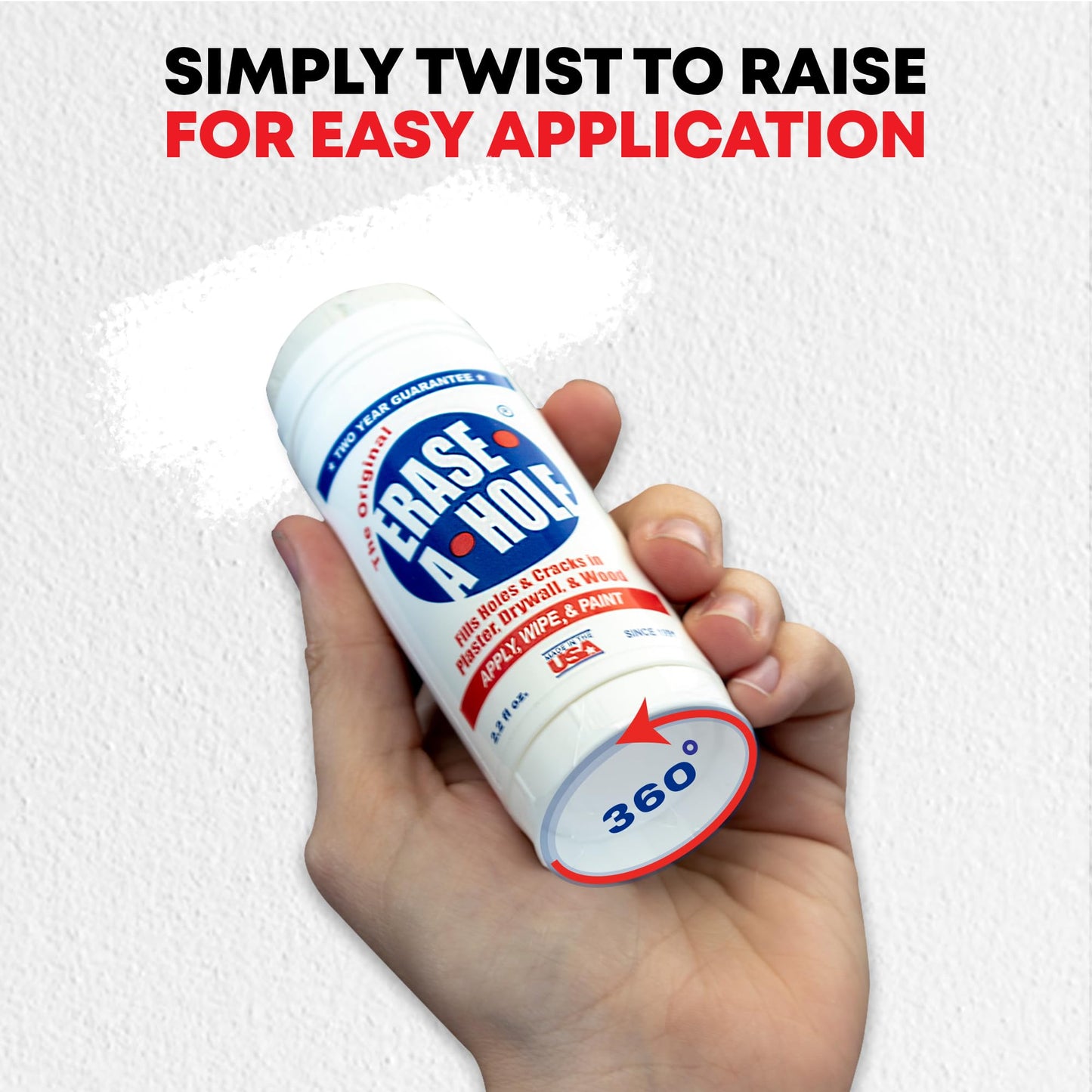 Drywall Repair Putty: A Quick & Easy Solution to Fill The Holes in Your Walls-Also Works on Wood & Plaster (1).5oz…