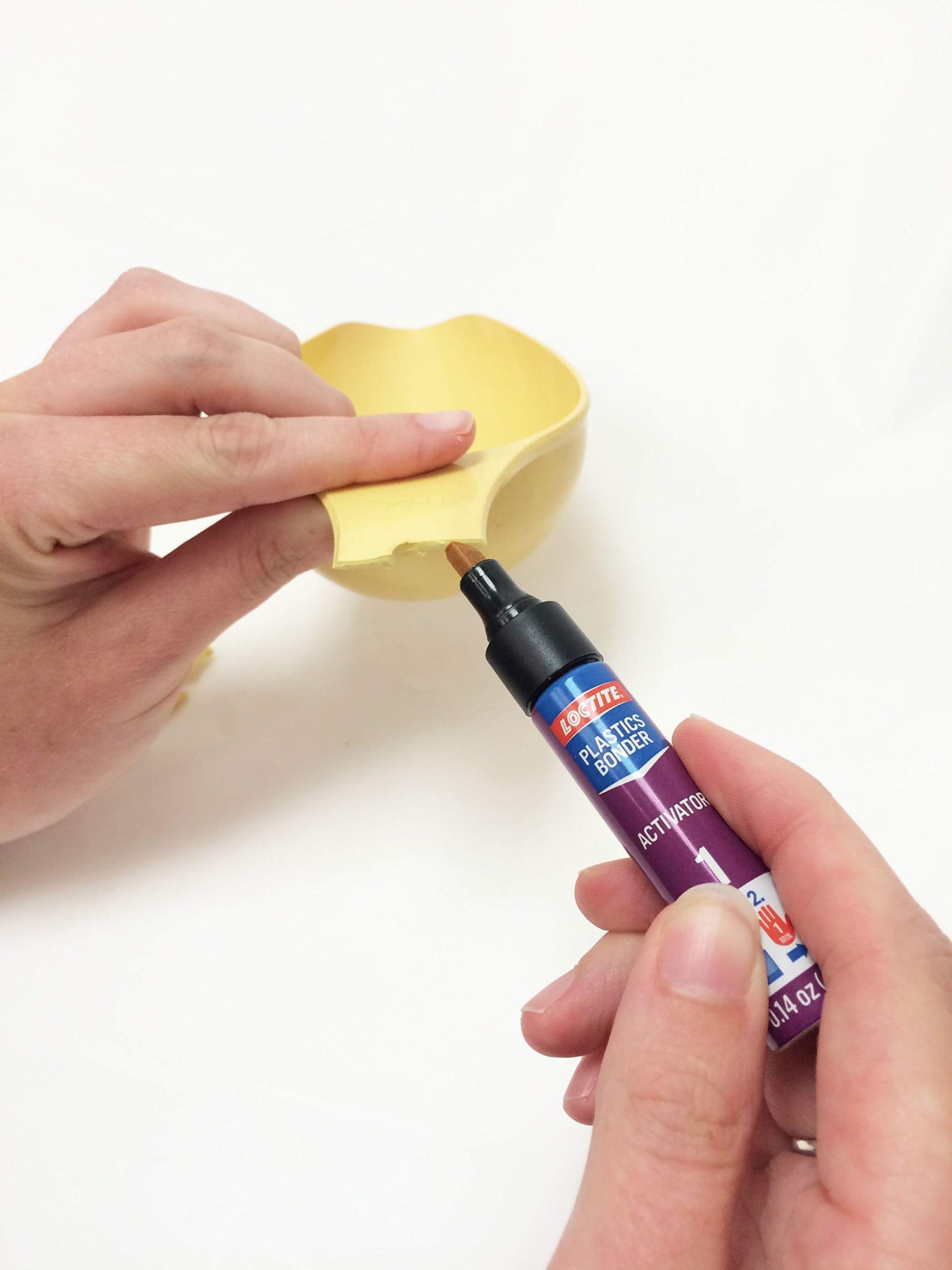 Loctite Super Glue Plastics Bonding System, Clear Kit, 1-0.14 oz Activator Stick + 1-0.07 oz Glue Tube