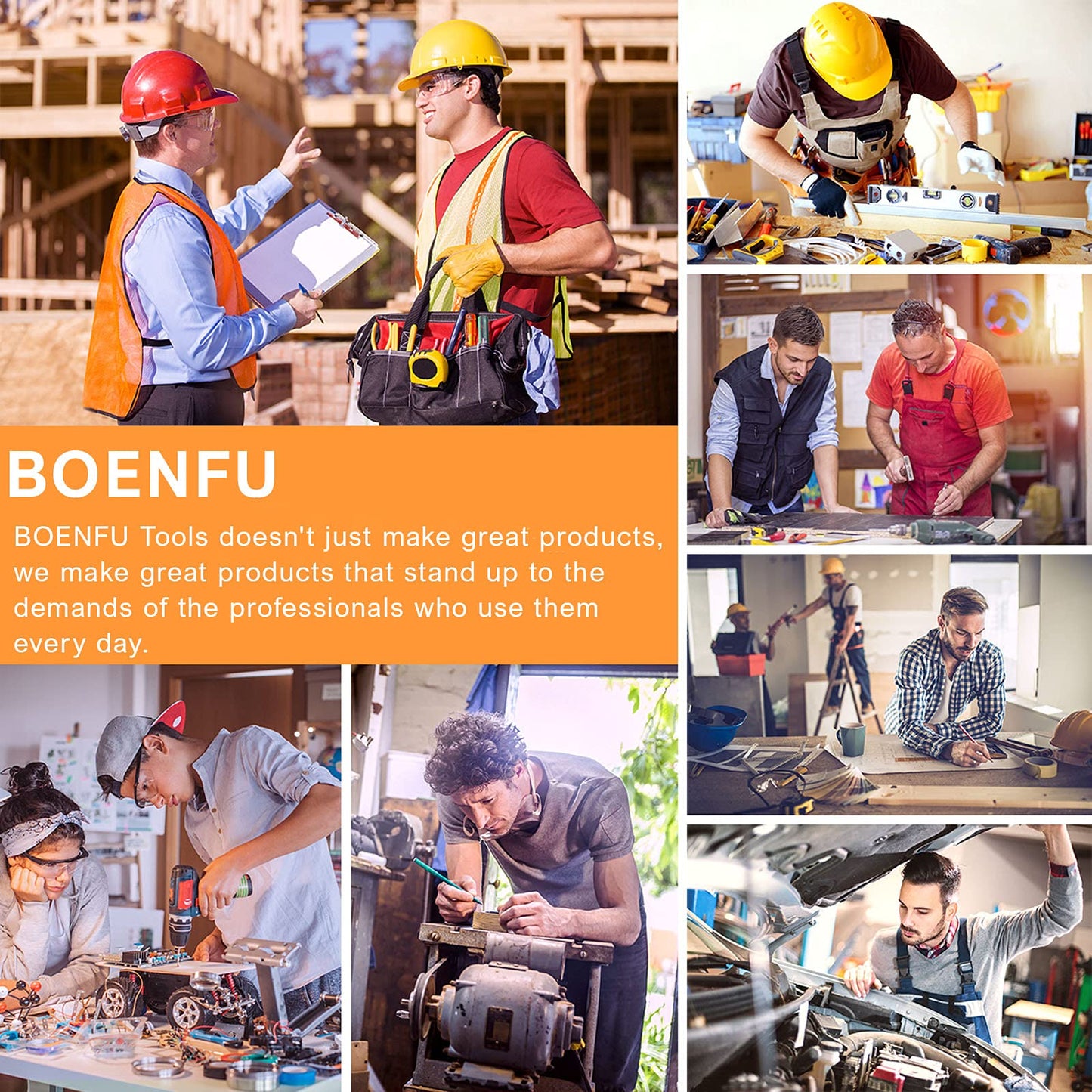 BOENFU Wire Cutter for Artificial Flowers and Crafts, 6 inch Side Cutters Chicken Wire Cutters Heavy Duty Diagonal Cutting Pliers Wire Clippers, Orange