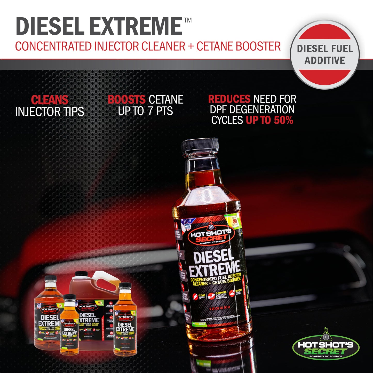 Hot Shot's Secret P040416Z Diesel Extreme Clean and Boost - 16 fl. oz. (Packaging May Vary)