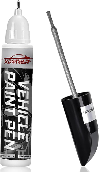 White Car Paint Touch Up Pen, Color Accurate Touch Up Paint for Cars, Professional Automotive Paint Scratch Repair, Lasting Auto Scratch Remover, Quick Drying, Easy to Use, Safe and Non-toxic