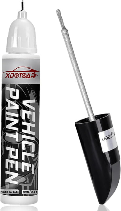 White Car Paint Touch Up Pen, Color Accurate Touch Up Paint for Cars, Professional Automotive Paint Scratch Repair, Lasting Auto Scratch Remover, Quick Drying, Easy to Use, Safe and Non-toxic